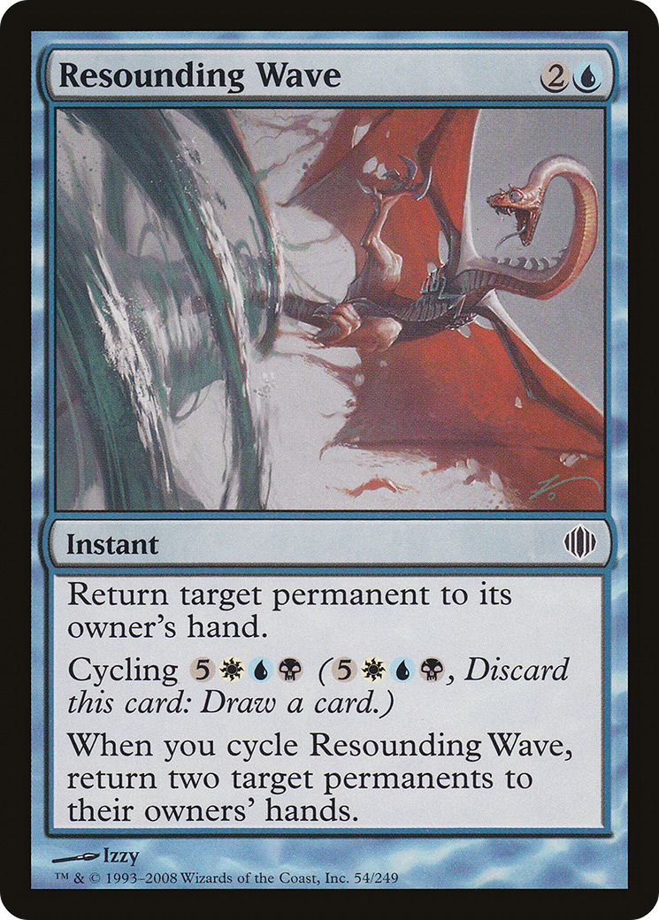 Resounding Wave (ALA-054) (Foil)