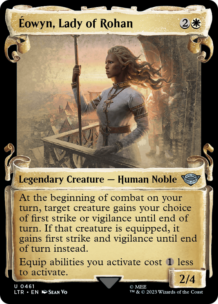 Éowyn, Lady of Rohan (LTR-461) (Showcase) (Scroll) (Foil)