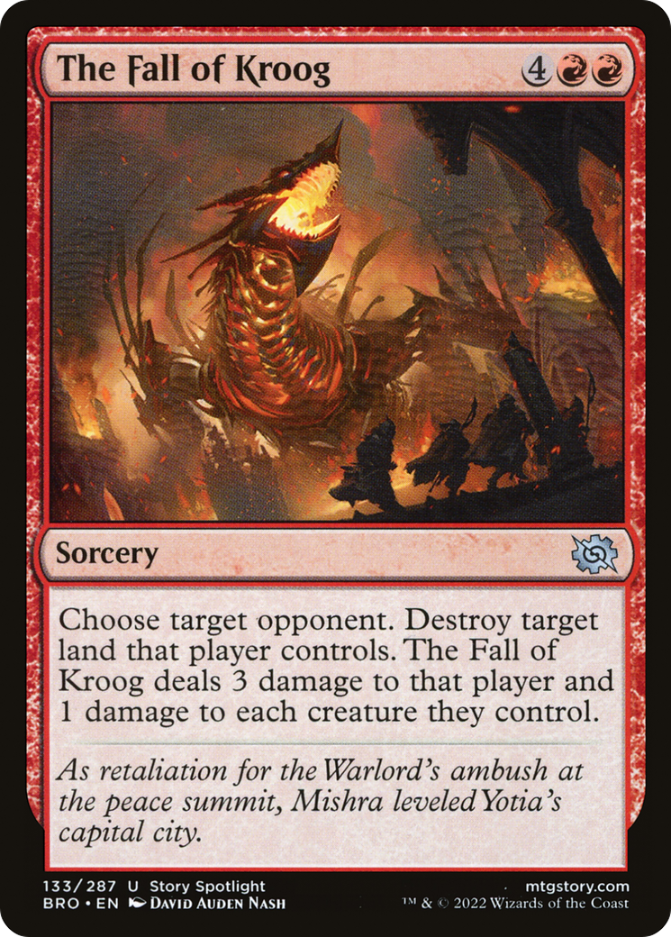 The Fall of Kroog (BRO-133) (Foil)