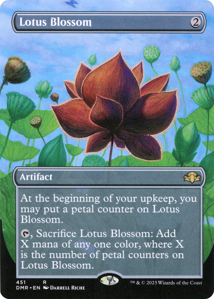 Lotus Blossom (DMR-451) (Borderless) (Foil)