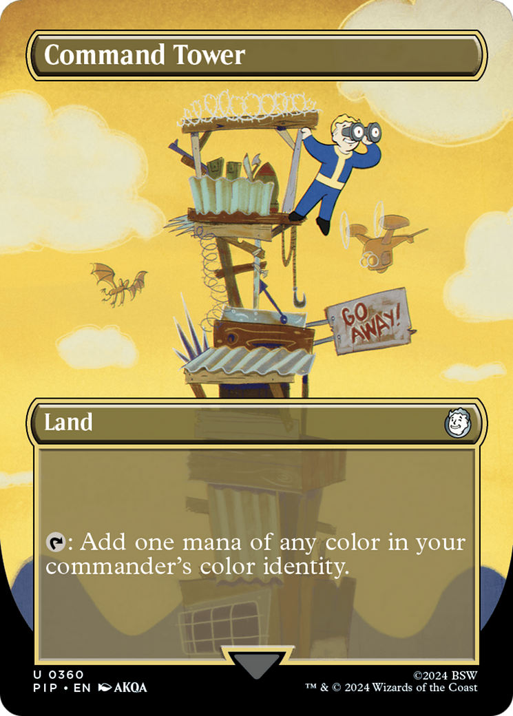 Command Tower (PIP-360) (Borderless) (Foil)