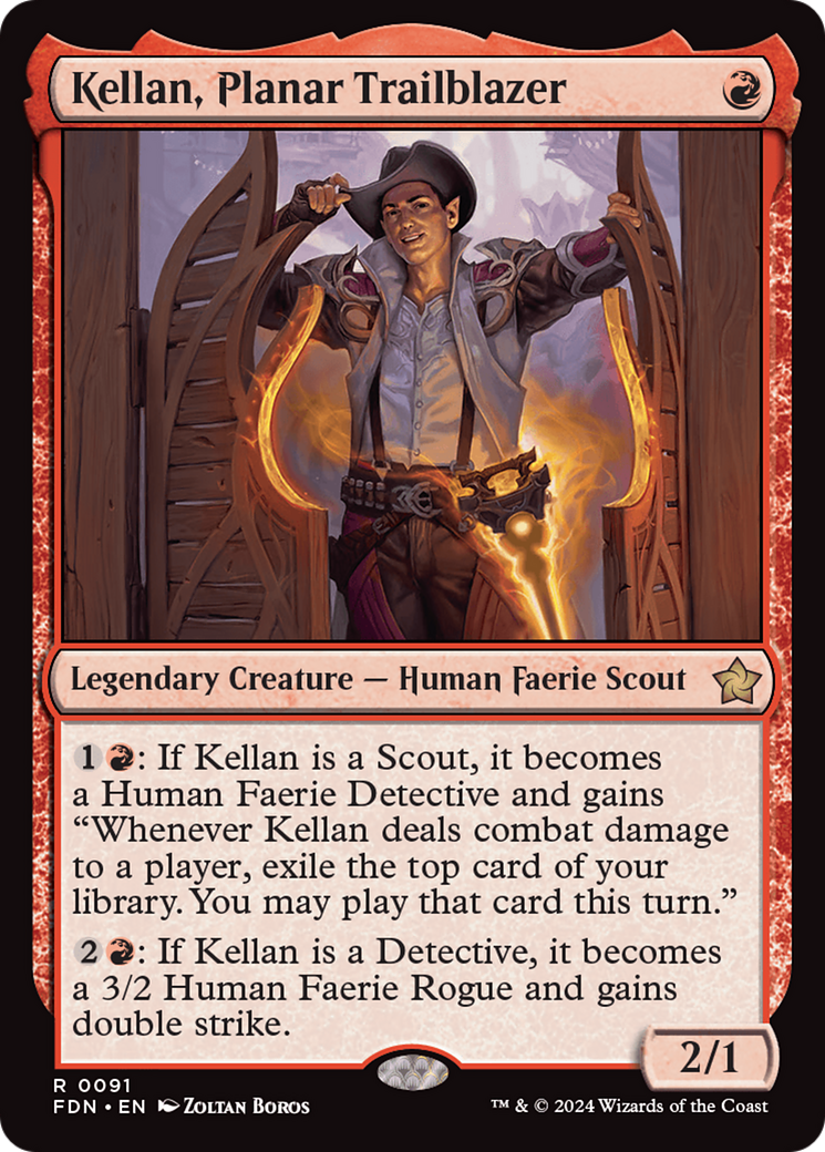 Kellan, Planar Trailblazer (FDN-091) (Foil)