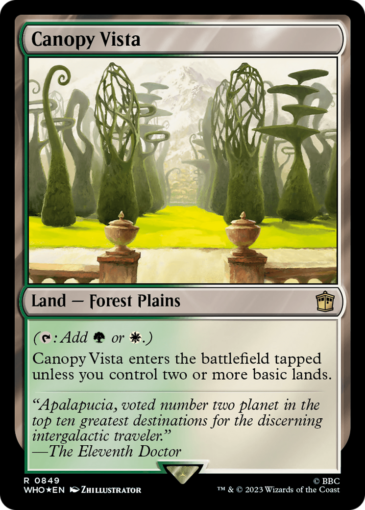 Canopy Vista (WHO-849) (Surge Foil)