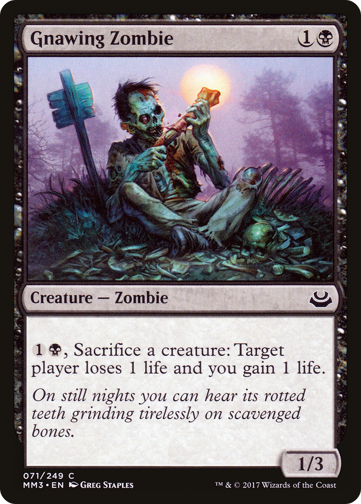 Gnawing Zombie (MM3-071) (Foil)