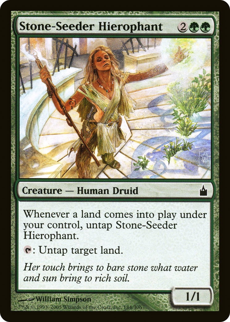 Stone-Seeder Hierophant (RAV-184) (Foil)
