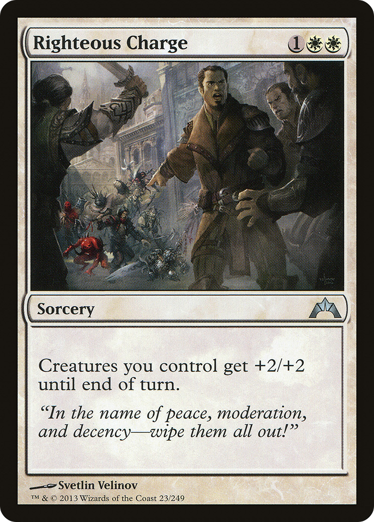 Righteous Charge (GTC-023) (Foil)