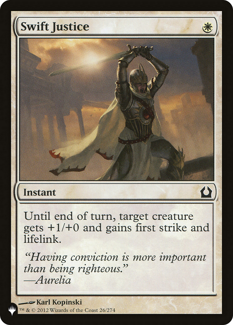 Swift Justice (LIST-RTR-26)