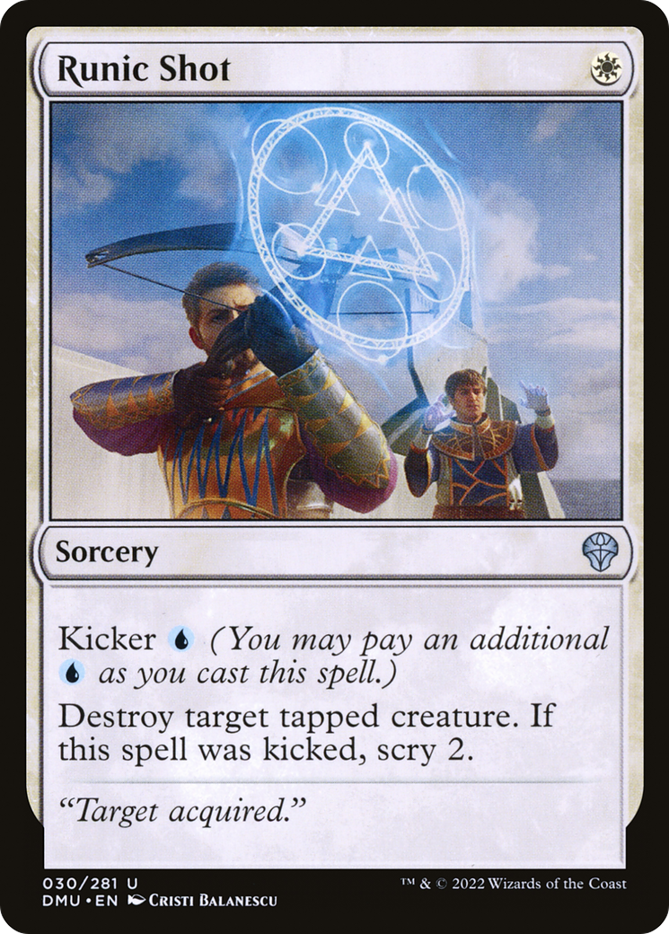 Runic Shot (DMU-030) (Foil)