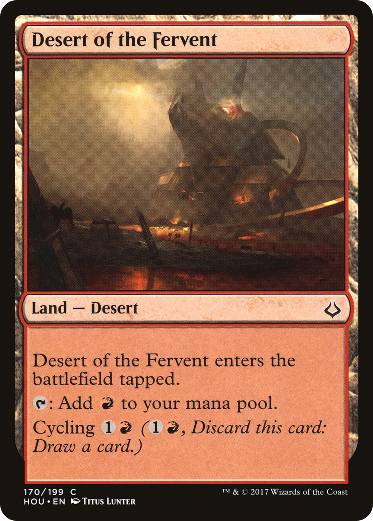 Desert of the Fervent (HOU-170) (Foil)