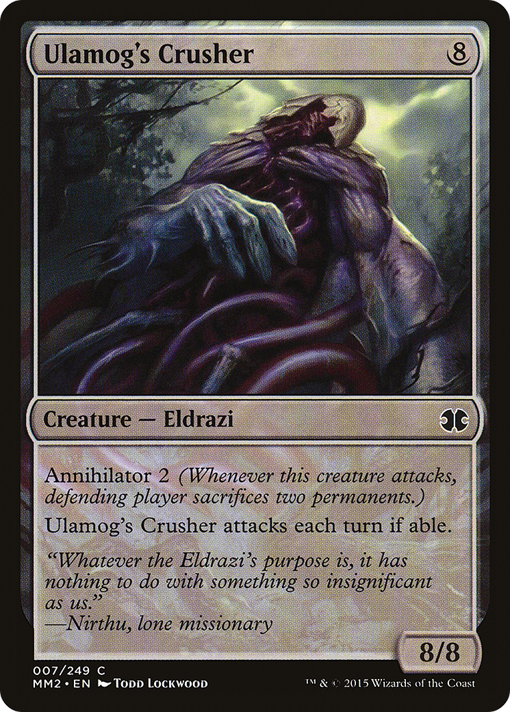 Ulamog's Crusher (MM2-007) (Foil)