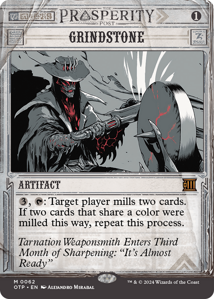 Grindstone (OTP-062) (Showcase) (Borderless) (Foil)