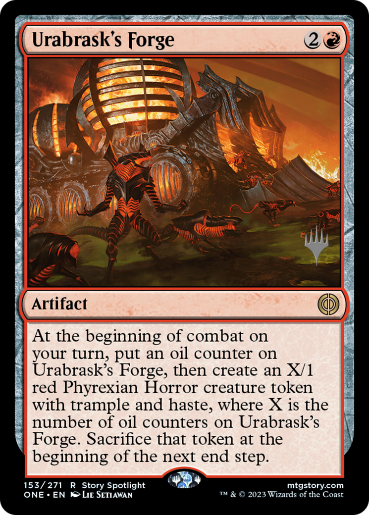 Urabrask's Forge (PPONE-153P) (Foil)