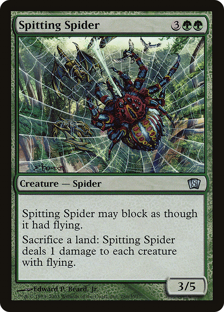 Spitting Spider (8ED-280★) (Foil)