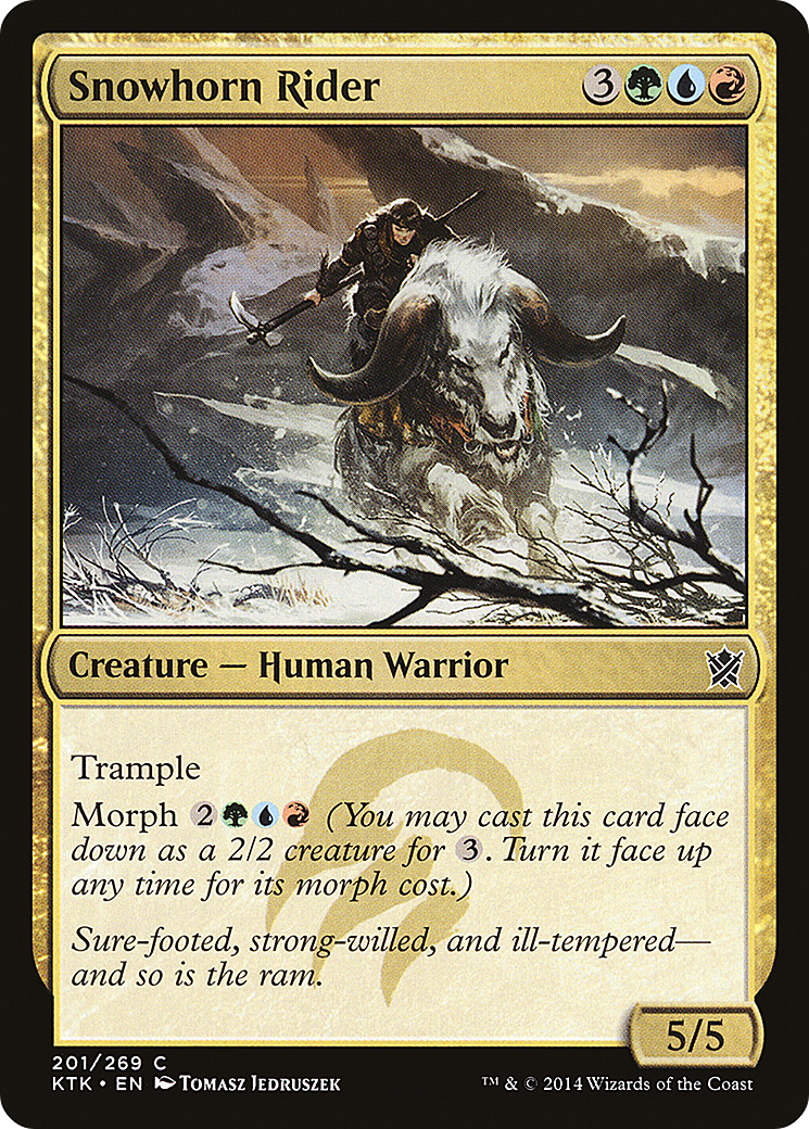 Snowhorn Rider (KTK-201) (Foil)