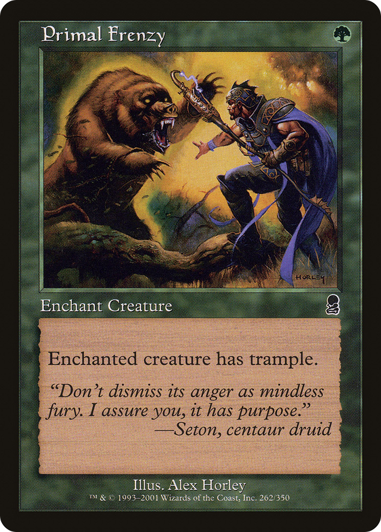 Primal Frenzy (ODY-262) (Foil)