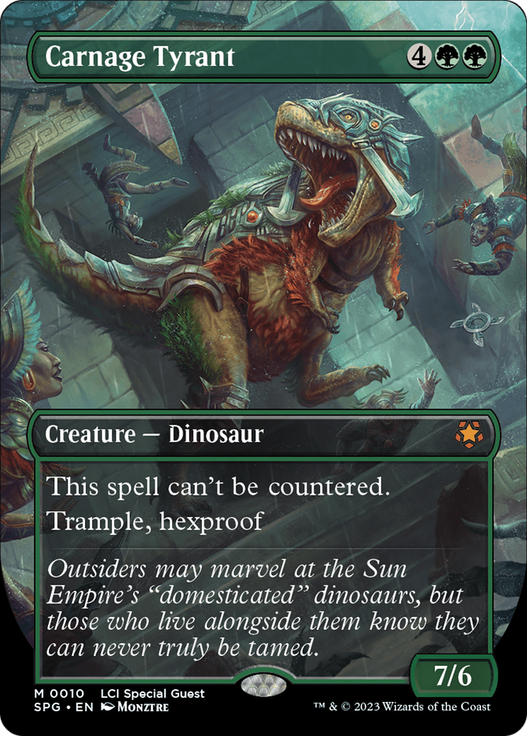 Carnage Tyrant (SPG-010) (Borderless) (Foil)