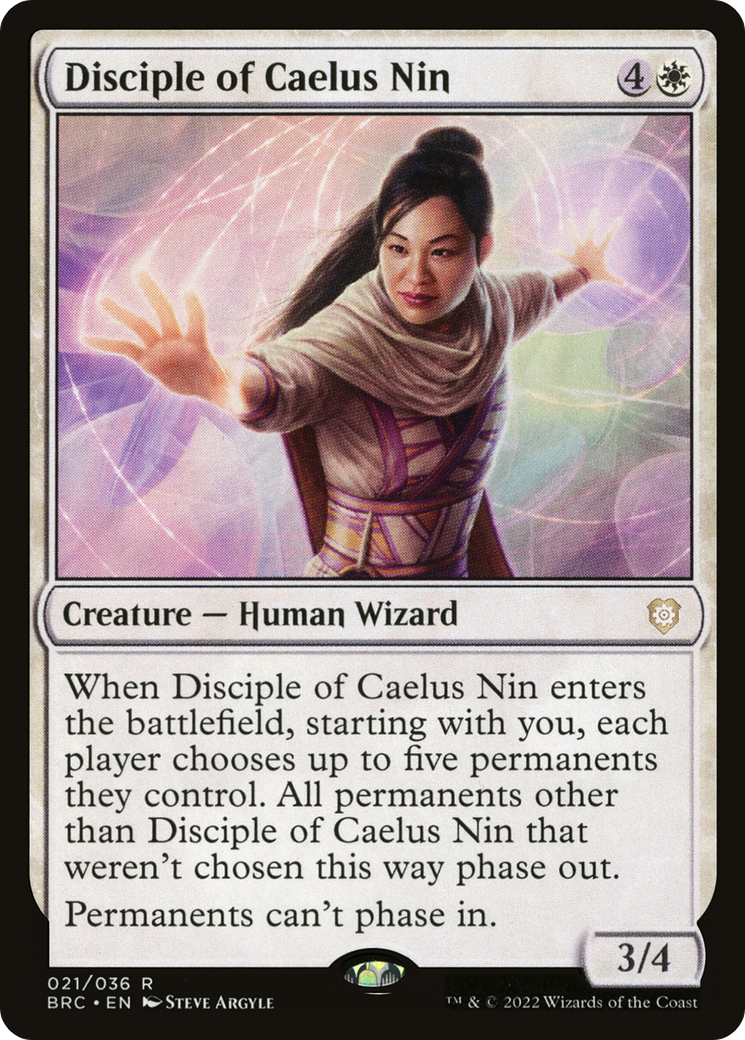 Disciple of Caelus Nin (BRC-021) (Foil)