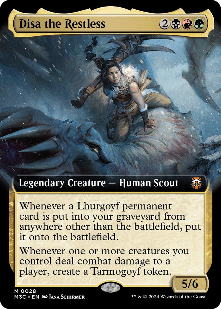 Disa the Restless (M3C-028) (Extended Art) (Foil)