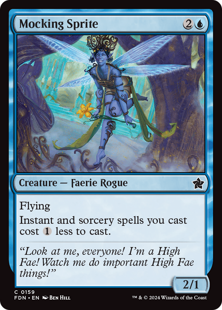 Mocking Sprite (FDN-159) (Foil)