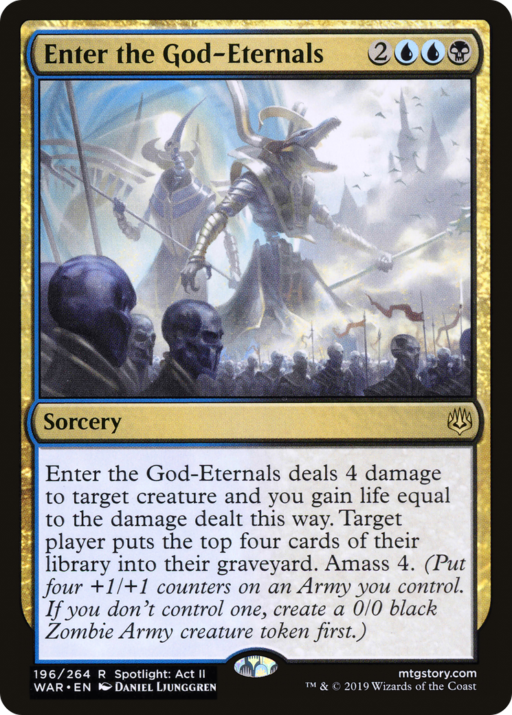 Enter the God-Eternals (WAR-196)