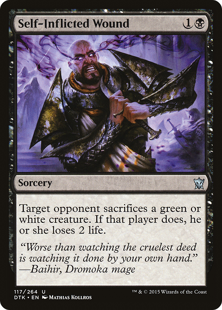 Self-Inflicted Wound (DTK-117) (Foil)