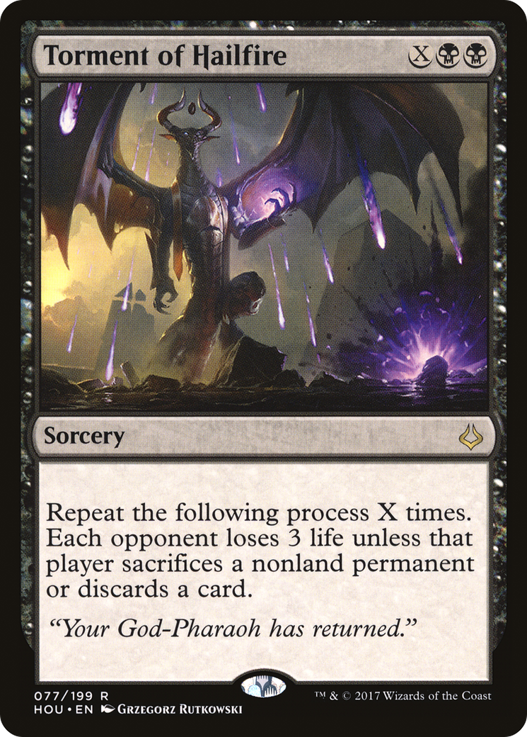 Torment of Hailfire (HOU-077) (Foil)