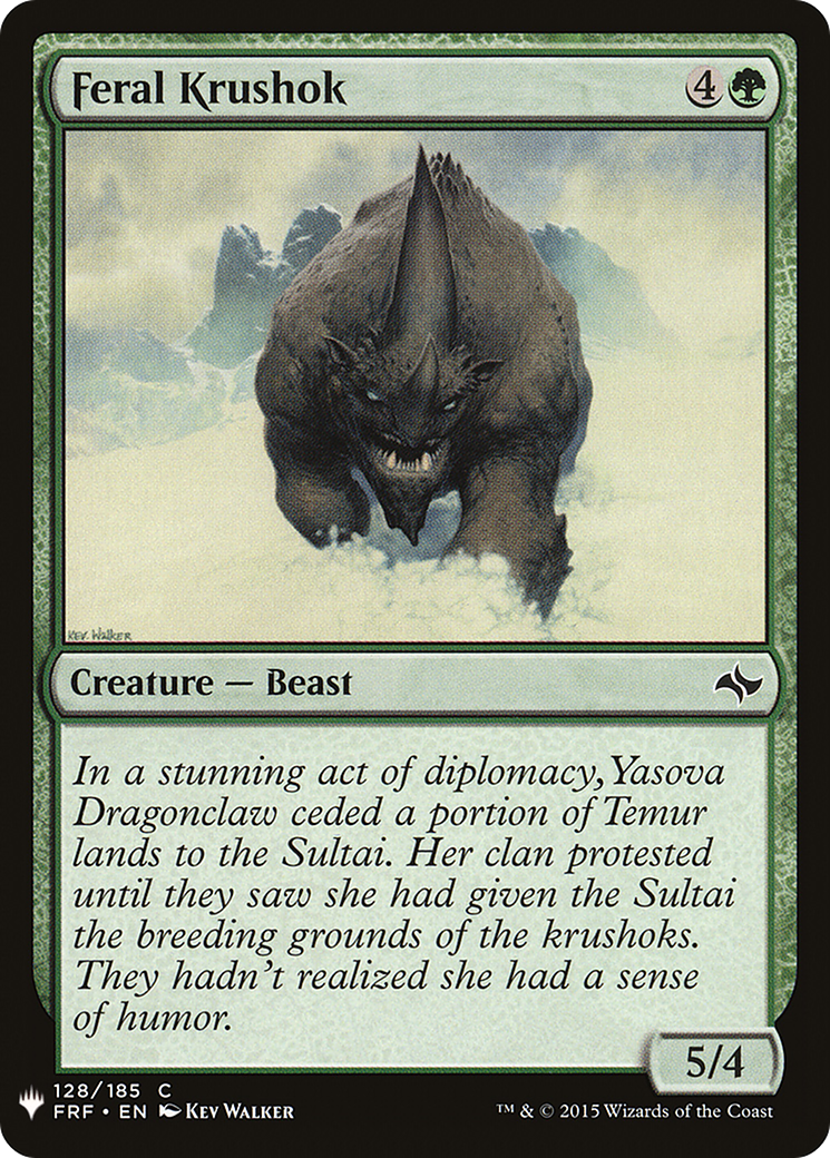 Feral Krushok (LIST-FRF-128)