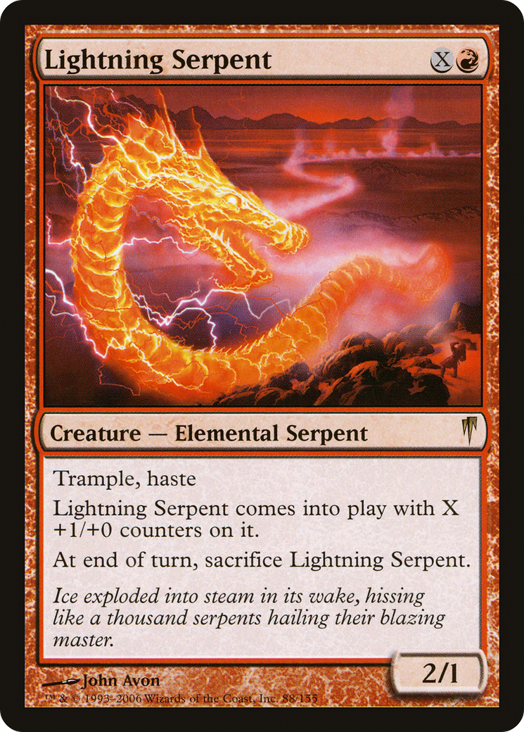 Lightning Serpent (CSP-088) (Foil)