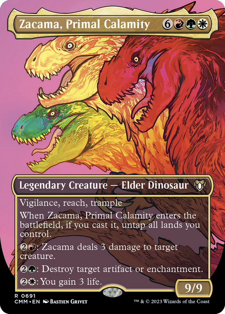 Zacama, Primal Calamity (CMM-691) (Borderless) (Foil)