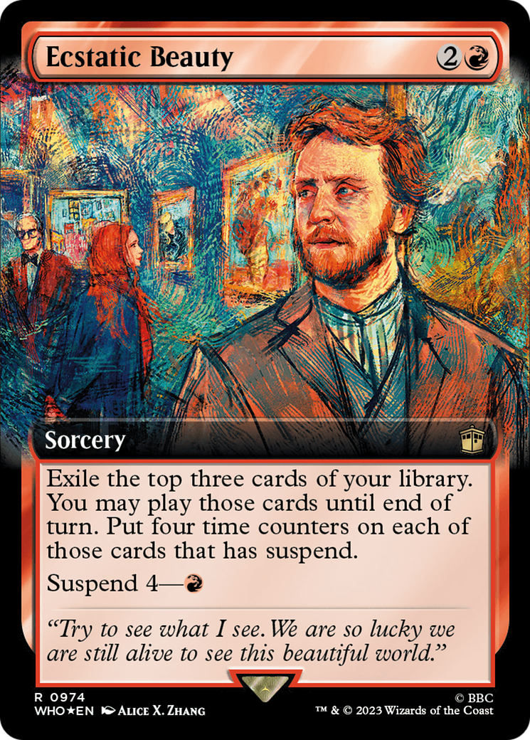 Ecstatic Beauty (WHO-974) (Extended Art) (Surge Foil)