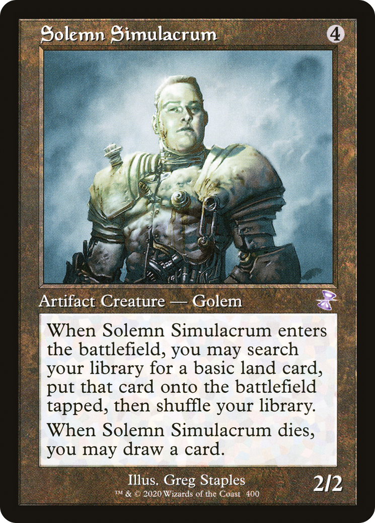 Solemn Simulacrum (TSR-400) (Foil)