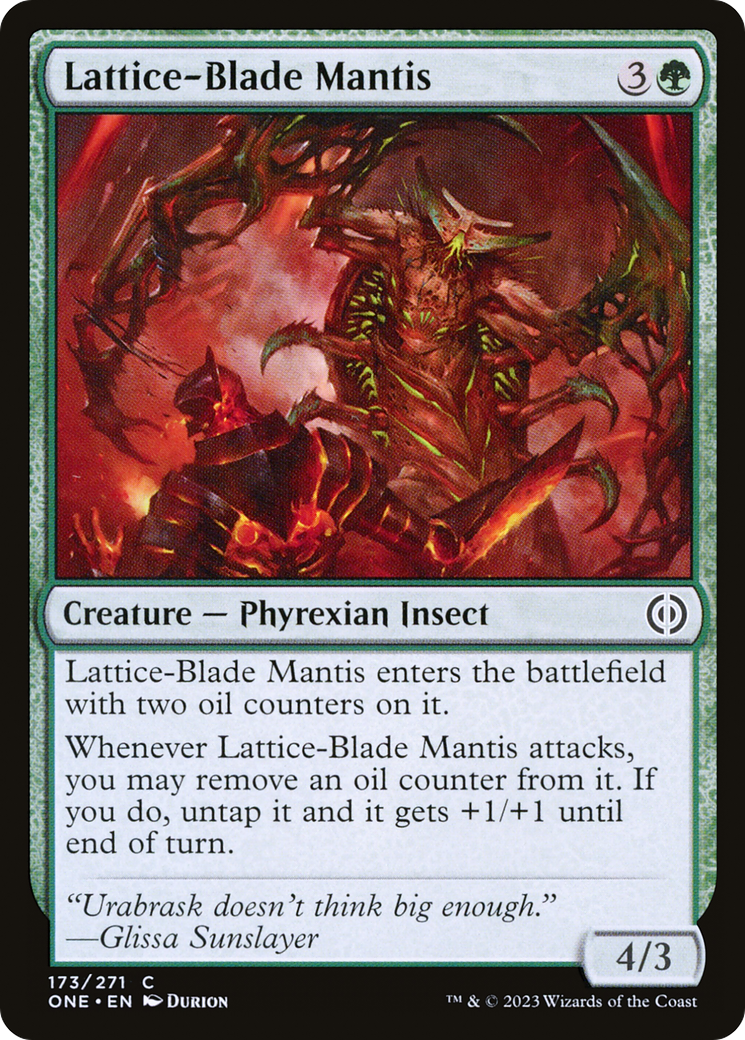 Lattice-Blade Mantis (ONE-173)