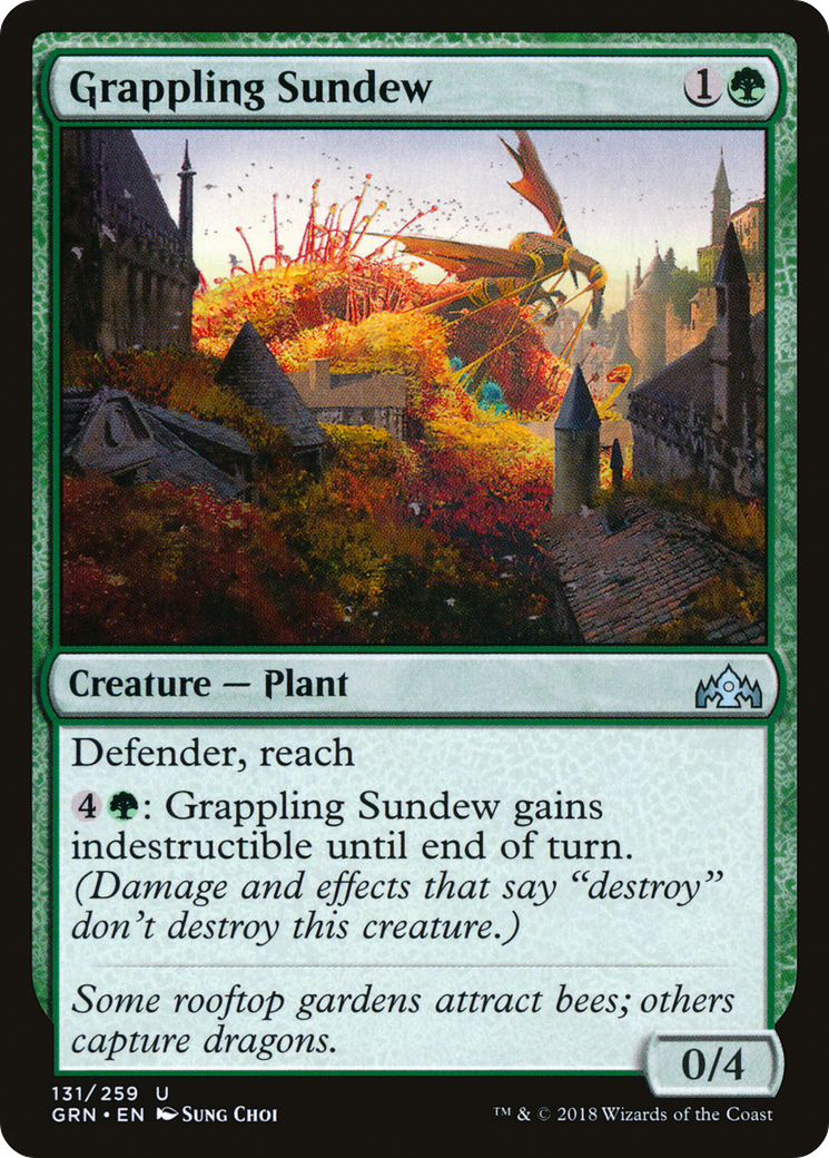 Grappling Sundew (GRN-131) (Foil)