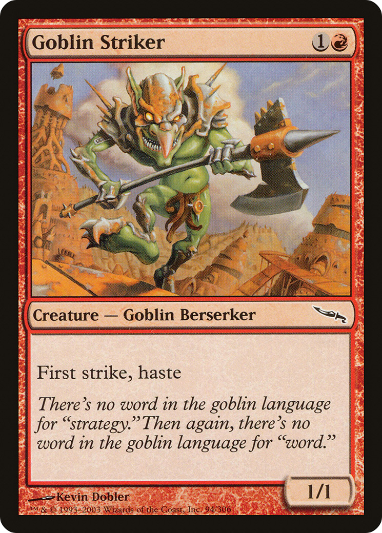 Goblin Striker (MRD-094) (Foil)