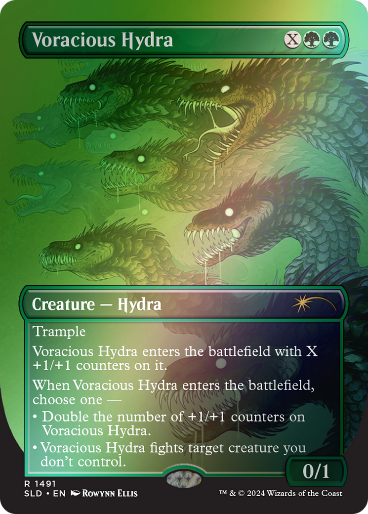 Voracious Hydra (SLD-1491★) (Borderless) (Foil)