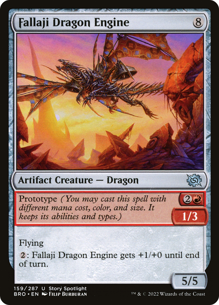 Fallaji Dragon Engine (BRO-159) (Foil)