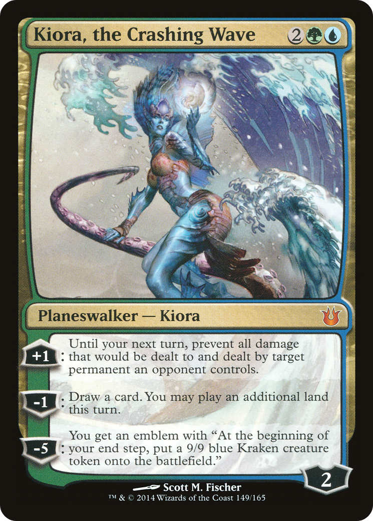 Kiora, the Crashing Wave (BNG-149) (Foil)