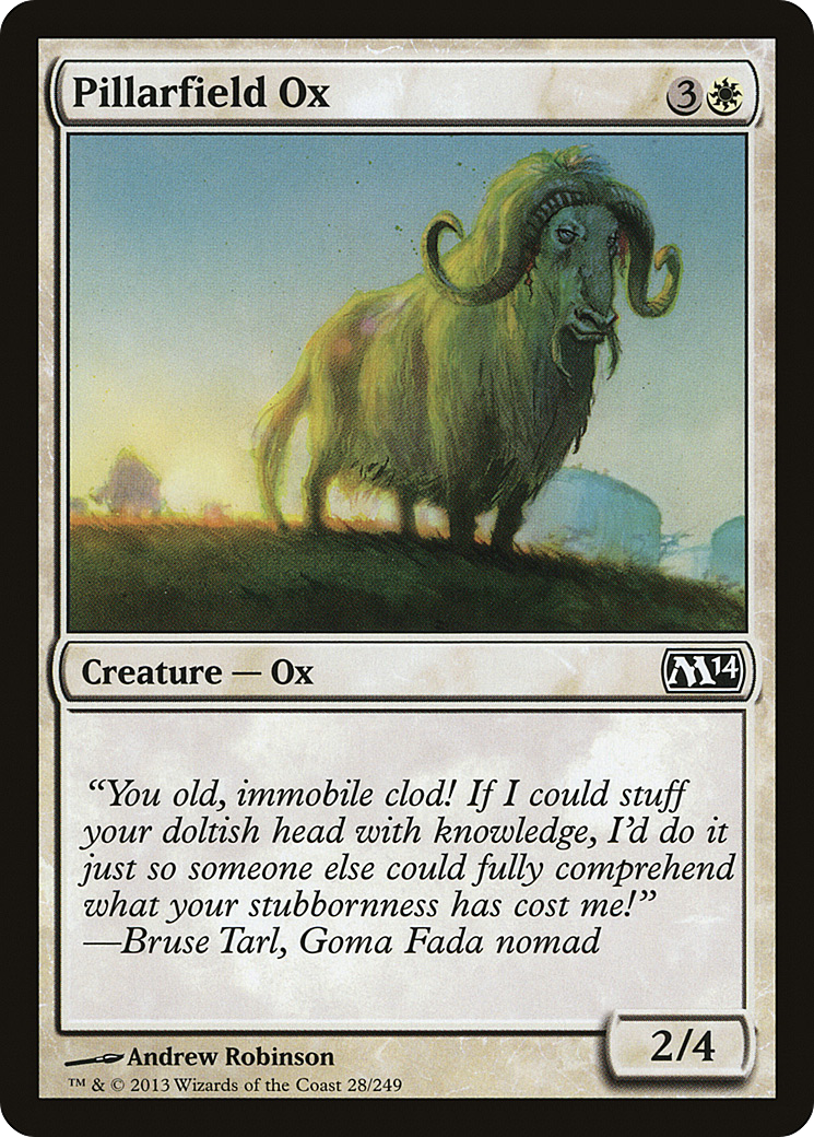 Pillarfield Ox (M14-028)