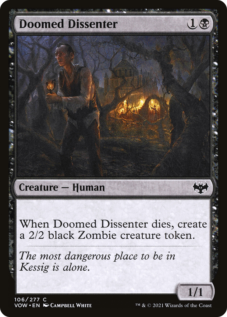 Doomed Dissenter (VOW-106) (Foil)