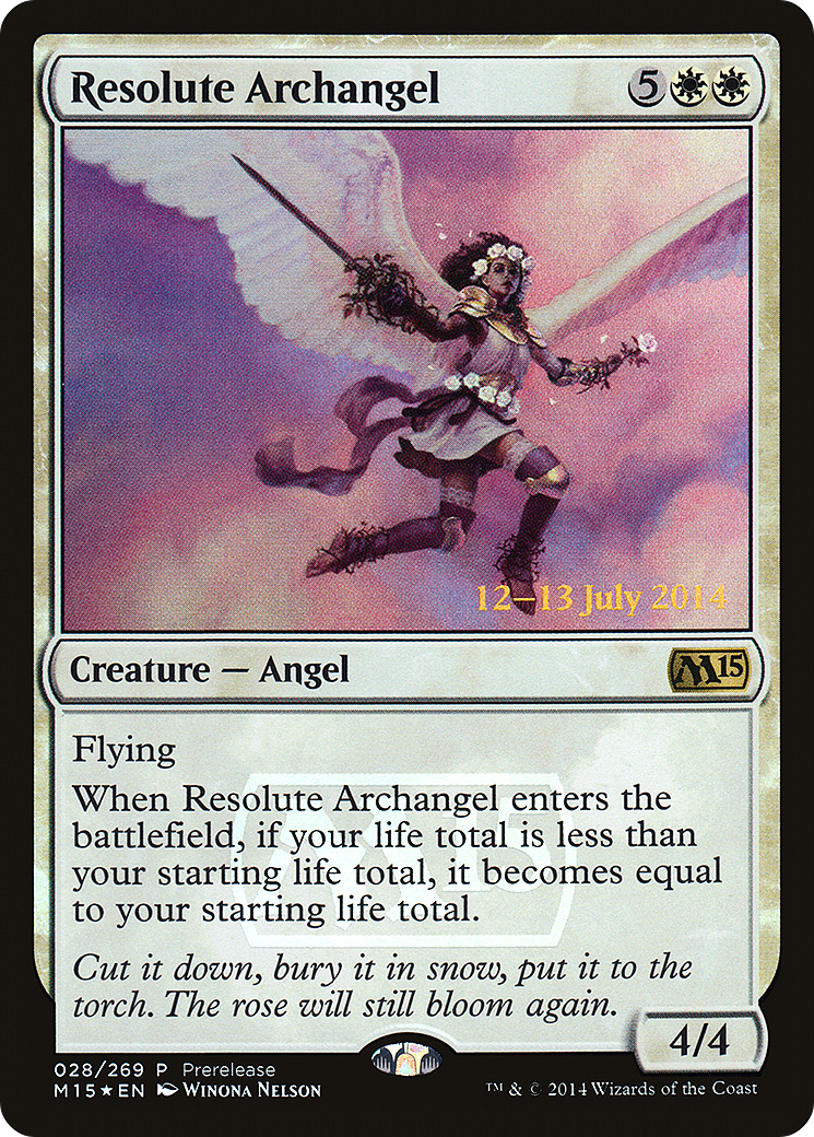 Resolute Archangel (PRE-028) (Foil)