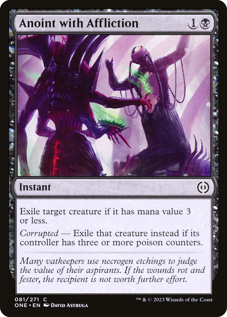 Anoint with Affliction (ONE-081) (Foil)