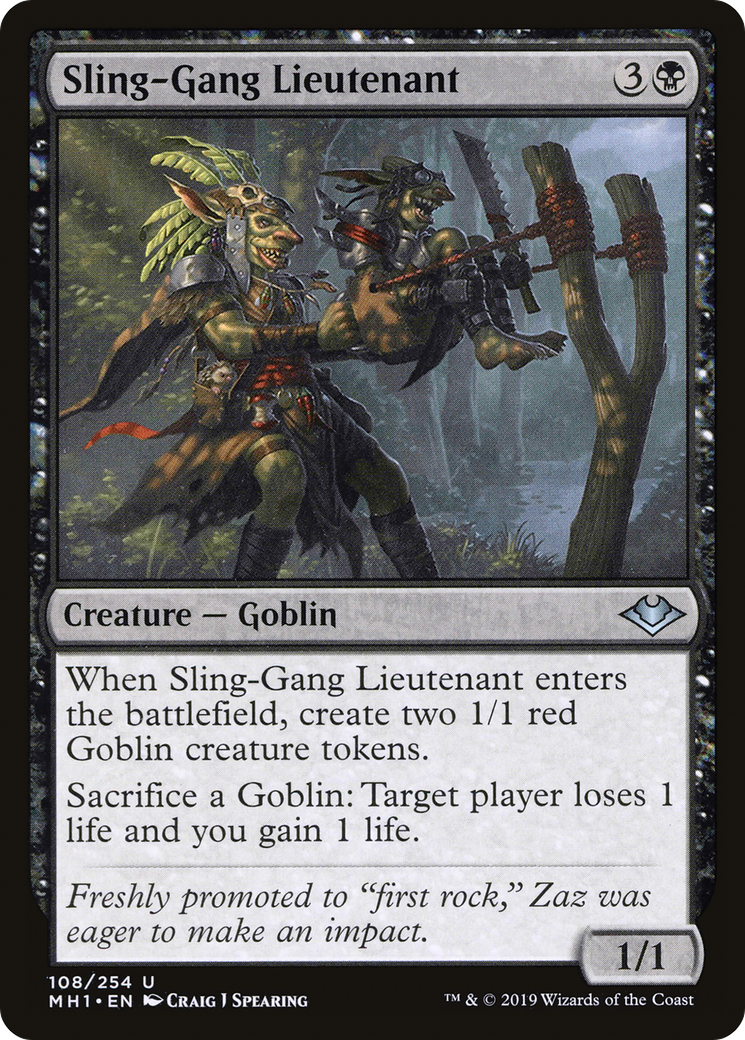 Sling-Gang Lieutenant (MH1-108) (Foil)