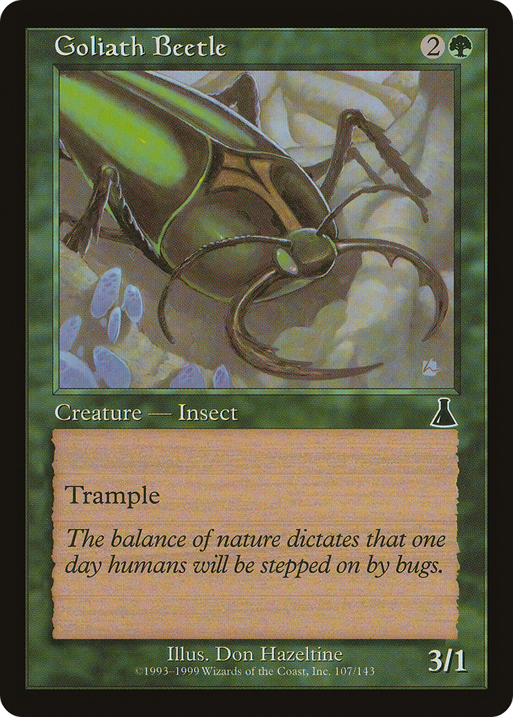 Goliath Beetle (UDS-107) (Foil)