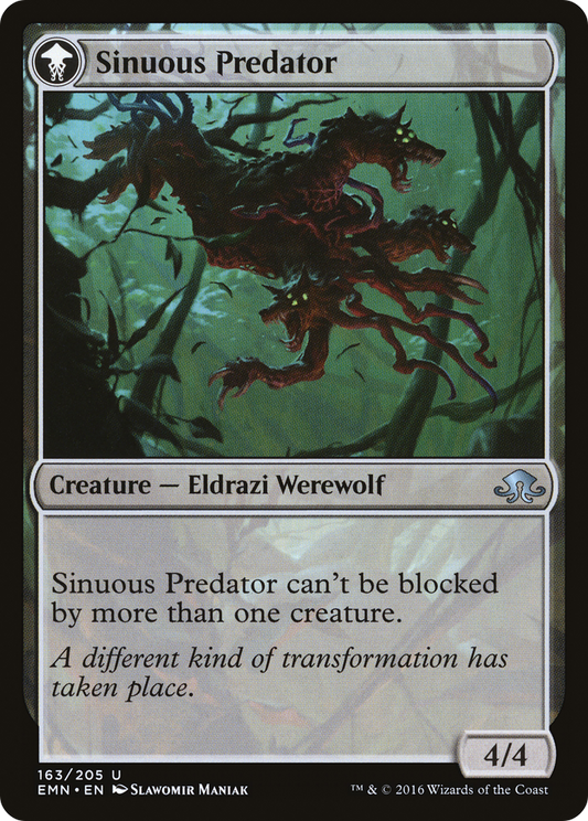 Kessig Prowler // Sinuous Predator (EMN-163) (Foil)