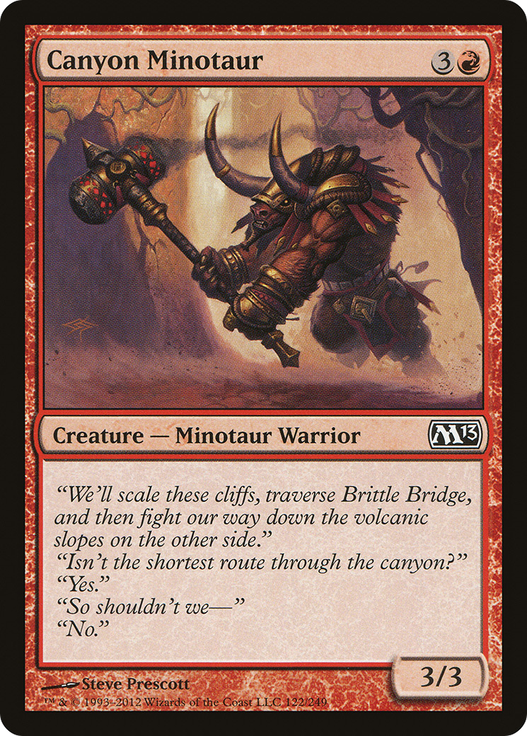 Canyon Minotaur (M13-122) (Foil)