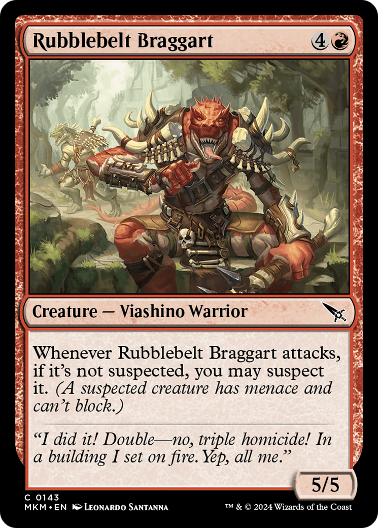 Rubblebelt Braggart (MKM-143) (Foil)