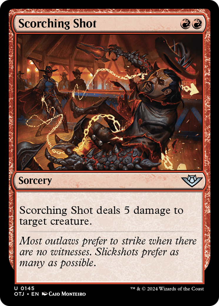 Scorching Shot (OTJ-145) (Foil)