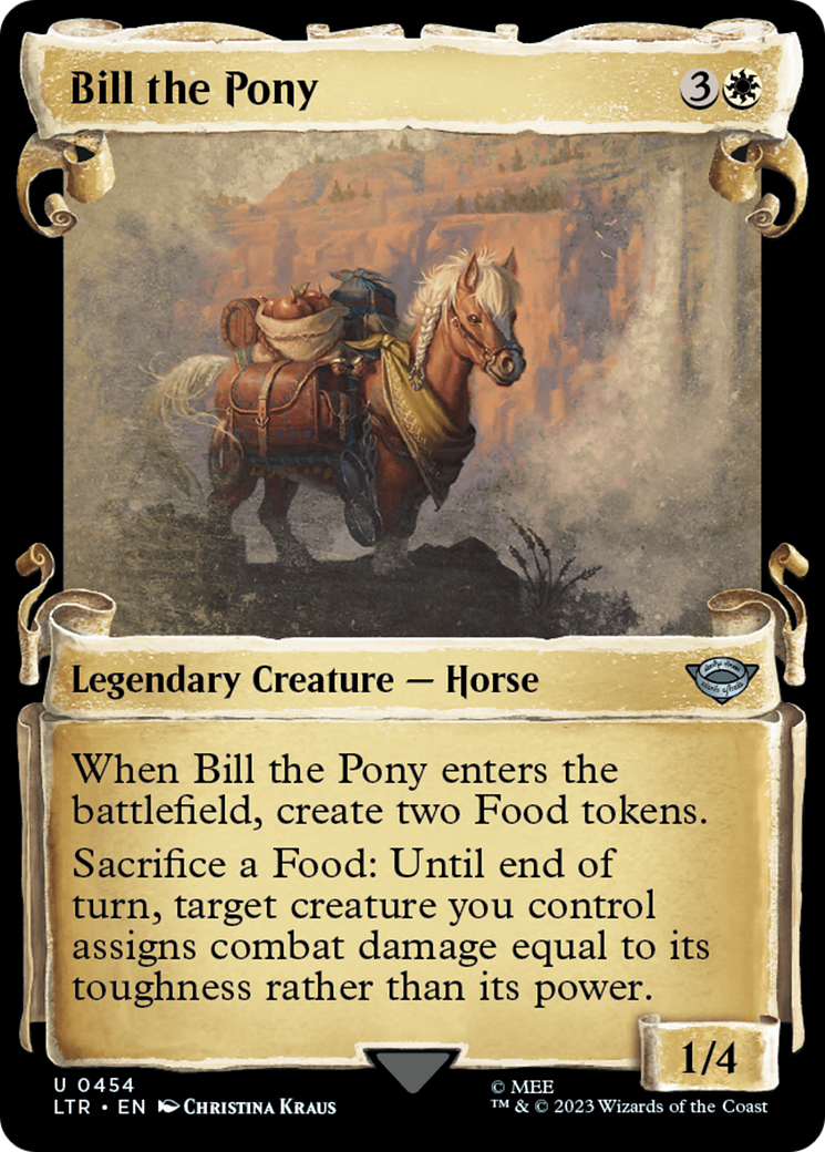 Bill the Pony (LTR-454) (Showcase) (Scroll)