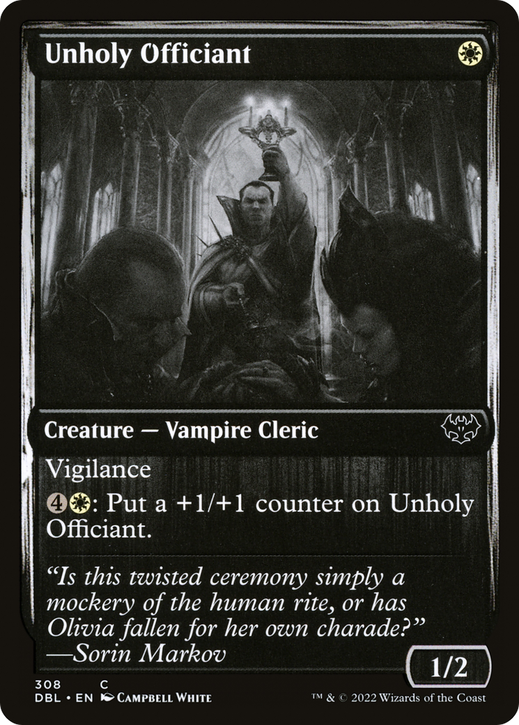 Unholy Officiant (DBL-308) (Foil)