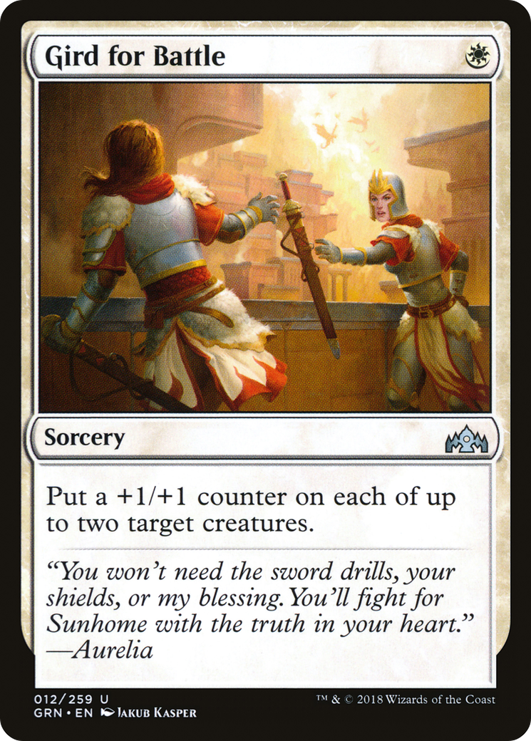 Gird for Battle (GRN-012) (Foil)
